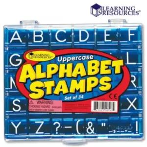 러닝리소스 알파벳대문자 스탬프 LER0597