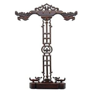 서예 붓걸이 거치대 브러시 용품 원목 브러쉬 브래킷 장식 건조대 회전 홀더 행거 펜홀더