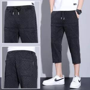 팬츠 만능 반 남성패션 프린트 빅사이즈 배기핏 7부 DL5