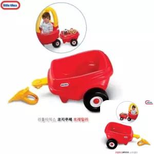 유아용품 레드 작동완구 코지쿠페 자동차 트레일러 리틀타익스