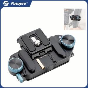 Fotopro RZ-5 퀵 릴리스 카메라 마운트 백팩 스트랩 마운트(DSLR/미러리스 삼각대 안정기용 1/4 나사 어댑