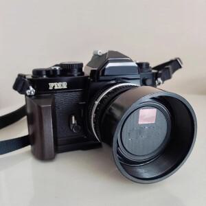 카메라 퀵릴리즈 플레이트 핸드 그립 니콘 FM2 F3MA FE2 FE용 나무 L 브래킷