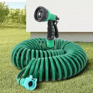 호스릴 스프링호스 고압호스 수도꼭지 스프링 10m 워터호스