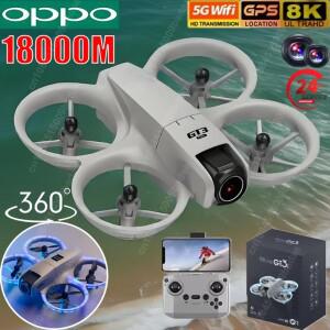 OPPO 오리지널 GT3 드론 8K 5G GPS 전문가용 HD 항공 촬영 원격 조종 듀얼 카메라 쿼드콥터 완구 UAV