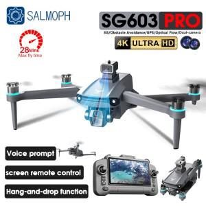 ZLL SG603 PRO GPS 전문 드론 4K 카메라 5G WIFI 터치 리모컨 장애물 회피 음성 안내 FPV 브러시리스 RC