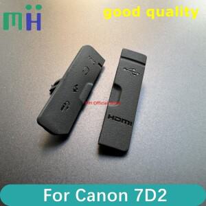 Canon 7D2 II HDMI 호환 마이크 캡 인터페이스 커버 USB 고무 뚜껑 도어 Mark 2 부품의 새로운 기능