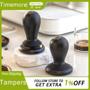 타임모어 X 마스터 콜라보 앤서니 셀프 밸런싱 에스프레소 탬퍼 대형 직경 안티틸트 베이스 58.5MM 홈 핸드