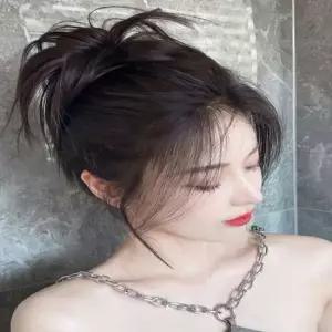 여자패션가발 여성 4컬러 고열사 둥지스타일 올림머리 부분가발