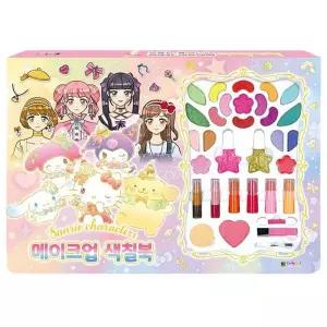 산리오 캐릭터즈 메이크업 컬러링 색칠북 1P 꾸미기