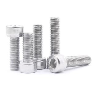 304 DIN912 M4x 6 8 10 12 16 20 25 MM 스테인레스 스틸 육각형 소켓 헤드 캡 알렌 볼트 나사 A2-70