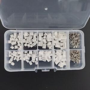 80 세트 ZH 1.5mm 피치 터미널 하우징 스트레이트 핀 헤더 커넥터(박스 커넥터 포함)