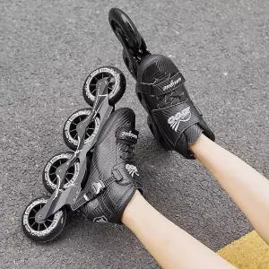 훈련용 인라인스케이트 레이싱 4륜 롤러스케이트 성인용 휠