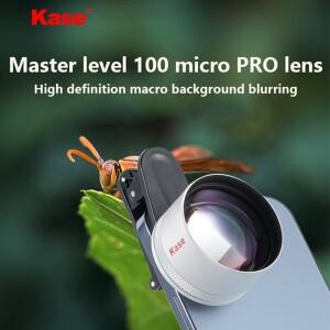 카세 모바일 폰 렌즈 마스터 100 프로 매크로 HD 촬영 (모든 스마트폰 호환)