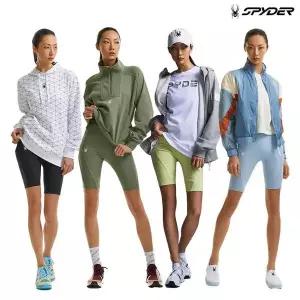 스파이더 여성 5부 면 레깅스 SPHPCNFL356W