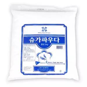 꼬미다 슈가파우더 3kg/마카롱설탕