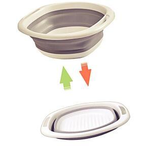 [2개구성] 다용도 세수새아 고무대야 중형 세수대야 폴딩 휴대용고무다라 빨래대아 IPWFGI241