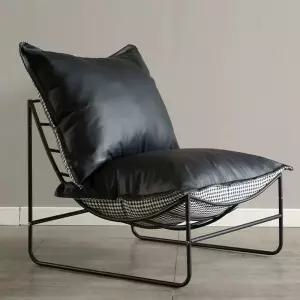 거실 의자 철제 락킹 인테리어체어 일인 특이한 거실의자 쿠션