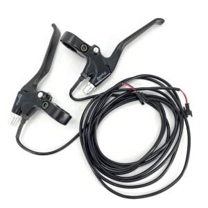 WUXING 전기 자전거 전원 차단 브레이크 시스템 리튬 배터리 레버 알루미늄 합금 케이블 포함 22.2mm