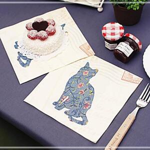 [2개구성] 손님상 예쁜 식탁용 칵테일 공예 내프킨 아트 재료 FAW9CFBF6