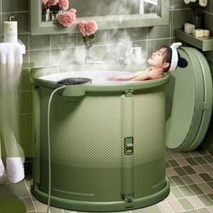 휴대용 이동식 온도조절 성인접이식욕조 반신욕조 접이식욕조