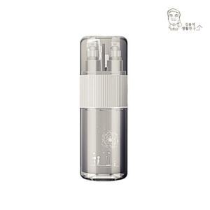 [2개구성] oem 여행 샤워용품공병 보틀 샴푸용기 휴대 용용기 용디스펜서 크리스탈 용공병 LWAEABB3