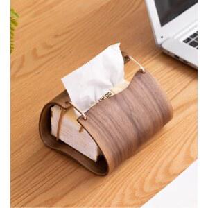 무드 원목 티슈 세련된 편리한 내구성 냅킨케이스 수납함 트레이 재떨이 냅킨꽂이