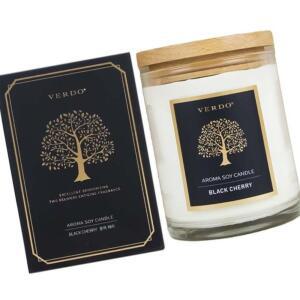 [2개구성] 베르도 아로마 소이 캔들 향초 블랙 체리 190g AEWB772F4