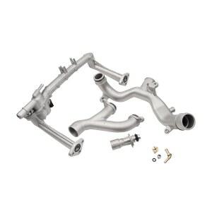 Dasbecan LR075991 LR092992 알루미늄 냉각수 파이프 냉각 시스템 키트, 랜드로버 레인지로버 스포츠 LR4 재규어 XF XJ XE F형 F-페이스 3.0L V6 교체 # LR028136 LR090630