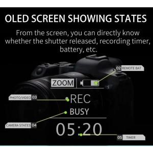 스크린과 강력한 새로운 기능을 갖춘 캐논 카메라용 리모컨 BR-E1 R5 R6 R7 R8 R100 G7X3 G5 M50M2 호환