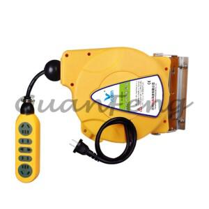 5M 자동 개폐식 전원 케이블 릴 와이어 텔레스코픽 드럼 전기 공급 장치 호스 3000W