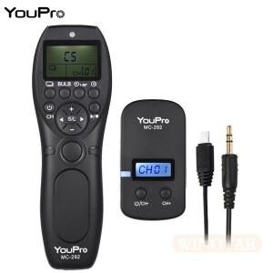YouPro MC-292 S2 무선 셔터 타이머 리모컨 소니 A7M4 A7S3/S2 A6600 A9II A7