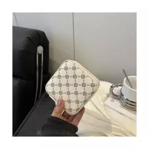 여사친 수납 휴대용 파우치 화장품 학생 가방 체크 이어폰 패피5