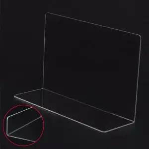 아크릴진열대 다용도 엘형 L형 아크릴 투명 가림막 칸막이 진열대