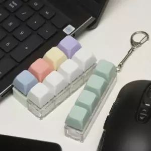 /이룸 감성 파스텔 키캡 키링 키홀더 열쇠고리 딸깍이