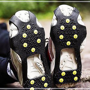 [2개구성] 스파이크 눈길 체인 270-285mm 운동화 워커 탄력 겨울신발 용 아이젠 등산 KWD26F1D