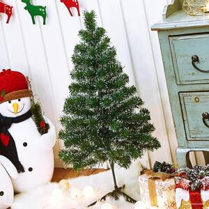 [2개구성] 눈꽃 90cm 성탄 화분 미니 용품 크리스마스 트리 장식 KWD901E2