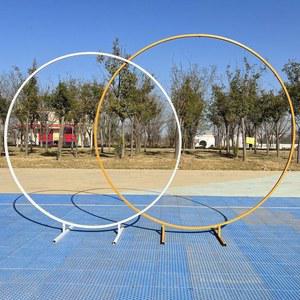 풍선 프레임 틀 소품 1m 꽃 호텔 라운드 거치대 링 화이트 튜브 스탠드 웨딩장식 아치 원형