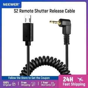 NEEWER 2.5mm to S2 리모트 셔터 릴리즈 케이블 소니 A1 A9 II A7R V/IV A7S RX10 IV 카메라 호환