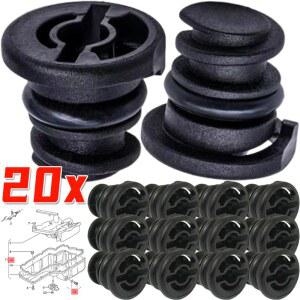 10/20개 06L 103801 엔진 오일 드레인 플러그 나사 캡 섬프 팬 너트 볼트 블랙 A4L/Q5 바겐 골프 Passat