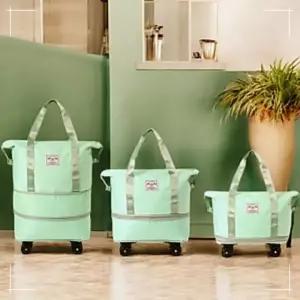 빅맥스2단확장보스턴백바퀴형보조여행가방민트 FWFHGAXX