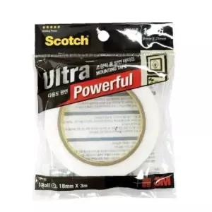 3M 초강력 폼 양면테이프 다용도 UP130 18mm x 3m