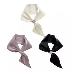 우아함의 완성 큐빅 매듭 스카프 예쁜스카프 큐빅목걸이