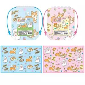 어린이 푹신한 경량 피크닉매트 1인용 야외 방수 휴대용 돗자리 블루 핑크 900x600mm