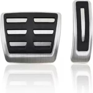 발 브레이크 가속 페달 커버는 아우디 A4 B9 A5 A6 (C8) A7 Q5 2019-2024에 호환되며 카이엔 2020-2024