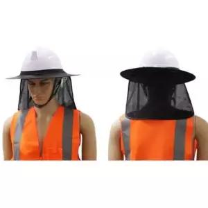 안전모그늘이 햇빛 자외선 차단 안전모 그늘막 목 보호커버