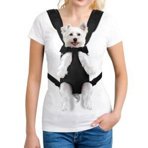 YUDODO 애견 캐리어 백팩 조절 가능한 강아지 앞 캐리어, 소형견 고양이와 토끼를 위한 하이킹 캠핑용 레그 아웃 이지핏 여행용 (소형(1팩), A-블랙)