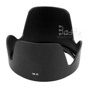 10PCS HB-35 D7000 AF-S DX Nikkor 18-200mm f/3.5-5.6G ED VR II 카메라 렌즈 후드 72mm에 적합