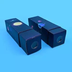 종이박스 오목 볼록렌즈 단안경 굴절망원경 만들기