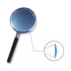 스테인레스 프레임 75mm 광학실험용 손잡이 오목거울