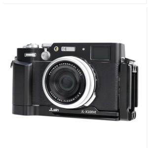 Fujifilm X100VI용 금속 핸드 그립 L 브래킷(퀵 릴리스 플레이트 포함) 배터리 칸 개방형